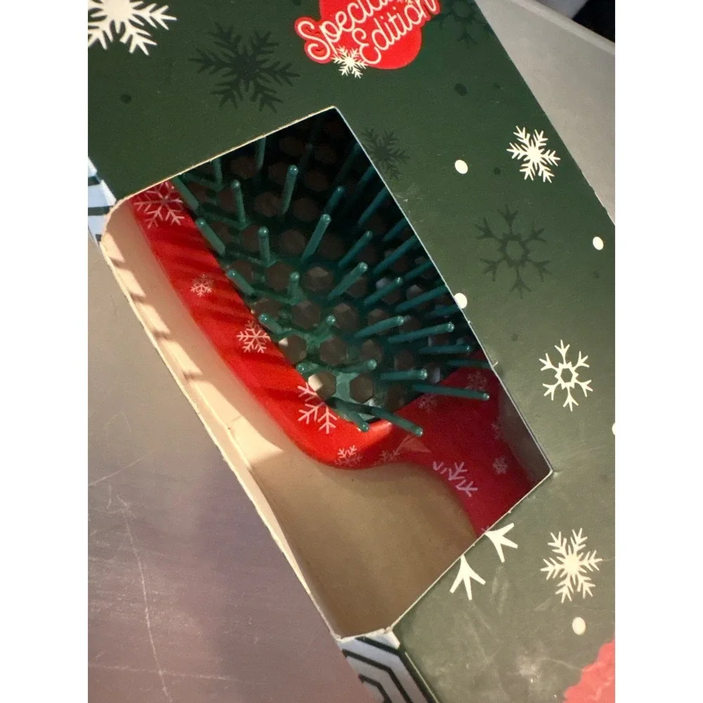 NEW Unbrush Mini‎ Hair Brush Detangler Christmas Special Edition